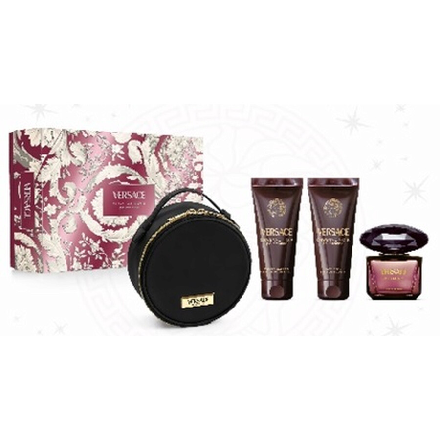 Versace Crystal Noir SET Edp 90ml+3psc